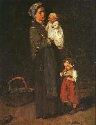 Mihaly Munkacsy Mother and Child  ddf oil painting artist